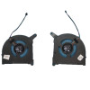 Laptop CPU GPU FAN For Gigabyte DFSCM227163927-FP2F DFSCM227163927 EP FP2F CPU DFSCL12E064867-FP2D DFSCL12E064867 EP FP2D GPU 12V 1A New