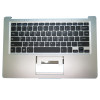 Laptop Silver PalmRest& US Keyboard For Multilaser PC208 PC209 MB27716023 YXT-NB93-64 English US NO Touchpad Z140CHR with network card interface