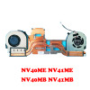 Laptop CPU GPU FAN&Heatsink For CLEVO NV40MB NV40ME NV40MJ NV40MK NV40MZ NV41MB NV41ME NV41MJ NV41MK NV41MZ NV41PZ NV45PZ DC5V 0.5A 4PIN 