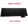 90% New Mechanical Keyboard For MSI GT75 MS-17A3 MS-17A6 GT75VR MS-17A2 OS1-17A2001 OS117A2001 English US Colourful Backlit
