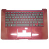 Laptop Red PalmRest&Grey Keyboard For Positivo Motion Q232A Motion Plus Q432A H003-33 YMS-0075-B D1459 Brazil BR Blue Mark No Touchpad