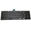 Laptop Keyboard For Toshiba Dynabook AZ77/TG AZ87/TG T87/77M T87/87M PAZ77TG-BNA PAZ77TG-BWA PAZ87TG-BNA PAZ87TG-BWA PT87-77MBUGW PT87-77MBXGW PT87-87MHUGW PT87-87MHXGW Japanese JP JA Black With Silver Frame New