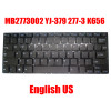 Laptop Keyboard MB2773002 YJ-379 277-3 K656 English US Black Without Frame New