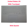 Laptop White PalmRest&White Keyboard For LG Gram 16 16Z90P 16Z90P-G 16Z90P-K 16Z90P-N BLANC15 MBN664641XX SG-B0330-XUA English US With Touchpad 