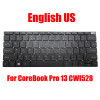 Laptop Keyboard For Chuwi CoreBook Pro 13 CWI528 English US Black Without Backlit New