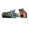 Laptop CPU GPU FAN&Heatsink For CLEVO P650RS P650RS-G 6-31-P65S2-103 DFS541105FC0T-FGFG DFS541105FC0T-FGFF DFS501105FR0T-FHCX