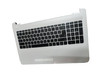 Laptop PalmRest&keyboard For HP 15-AC000 15-AF000 15Q-AJ112TX White C Shell US United States Black Keyboard 813976-001