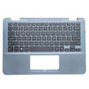 Laptop Palmrest For DELL Inspiron 11 3195 2-in-1 0NMFW3 NMFW3 With English US Keyboard Gray Upper Case Used