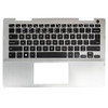 Laptop Palmrest For DELL Inspiron 13 7386 2-in-1 0HVKDH HVKDH With Backlit English US Keyboard Silver Upper Case New