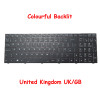 Laptop No Backlit Keyboard For CLEVO NP70HH NP70HJ NP70HK NP70HP NP70PNH NP70PNJ NP70PNK NP70PNP United Kingdom UK/GB Black Frame New