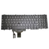 Laptop Keyboard For DELL Precision 7530 7540 7730 7740 Arabia AR Black With Pointing Without Backlit New