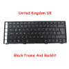 Laptop Keyboard For Gigabyte For AORUS X3 YH-AZ12EF10 UK 2Z703-UKX30-E51S United Kingdom UK With Black Frame And Backlit