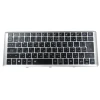 Used Laptop P34 Keyboard For Gigabyte U2442 U2442D U2442F U2442N U2442S U2442T U2442V U24F U24T Japanese JP Silver Frame And Backlit 99% New