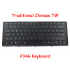 Laptop P34 Keyboard For Gigabyte U2442 U2442D U2442F U2442N U2442S U2442T U2442V U24F U24T Traditional Chinese TW Black Frame And Backlit