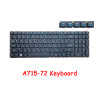 Laptop Keyboard For ACER Aspire 7 A715-72G With Backlit United States US With Blue Function Key New