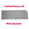 Laptop Keyboard For LG 15Z995 15Z995-U 15Z995-U.ARW6U1 15Z995-V 15Z995-V.AXAHU1 15Z995-R 15Z995-R.AAS9U1 English US White Without Frame