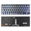 Laptop Keyboard For ASUS Zenbook S13 UX392 UX392FA UX392FN United States US Without frame With Backlit Blue
