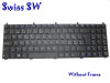 Laptop NO Frame Keyboard For CLEVO M762JU M762SUN M762TG M762TUN M764SU M765CU M765JU M765SUN M765TG M765TUN M766JU M766SUN M766TG M766TU M767JU M767JU M767SUN M767TG M767TUN M770CUH M775CUH M775SUN M980NU Swiss SW