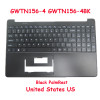 Laptop Black PalmRest&Keyboard For Gateway GWNC31514-BK GWTN156-1BK GWTN156-4BK GWTN156-5BK English US No Touchpad