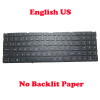 Laptop No Backlit Paper Keyboard For Gateway Creator English US No Frame