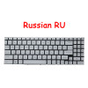 Laptop No Backlit Paper Keyboard For MSI 9Z.NK1BN.C0R NSK-FG0CBN 0R S1N3ERU341D10 S1N-3ERU341-D10 Russian RU White Without Frame New
