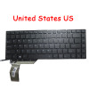 Laptop Keyboard For Toposh T14 MB3008011 YXT-NB93-85 United States US With Backlit Without Frame New