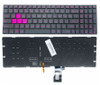 Laptop Keyboard For ASUS G702VT G702VM G702VS G702ZC G702VI Without Frame With Backlit US United States pink Font color