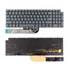 Laptop Keyboard For DELL Vostro 3501 5501 5502 5590 7500 7590 For Latitude 3510 Russian RU Gray With Backlit New