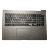 Used Laptop Grey PalmRest&Keyboard For LG 17Z90N 17Z90N-V 17Z90N-N 17Z90N-R MBN662826XX Brazil BR Backlit Keyboard With Touchpad 98% New
