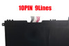 Laptop Battery U609963PV-3S1P 1051TH-PS 11.4V 5500MAH 62.7WH 10PIN 9Lines New