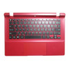 Laptop PalmRest&keyboard DZ276W05UK 038-DZ276WW050 K09-66 681455R03 United Kingdom UK Upper Case With Touchpad Red New