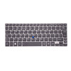 Laptop Keyboard For Toshiba Portege Z30-A Z30t-A United Kingdom UK Black With Gray Frame With Pointing New