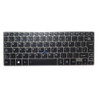 Laptop Keyboard For Toshiba Portege Z30-B PT251C-05H012 PT251C-06K012 PT251C-06L012 PT253C-018019 United Kingdom UK Black With Gray Frame With Backlit&Pointing New