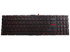 Laptop Red Backlit Keyboard For MSI GS70 Series GS70 2OD 2PC 2PE 2QC 2QE 6QC 6QD 6QE Farsi FS Black No Frame