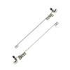 Laptop LCD Hinge L&R For DELL Inspiron Mini 10 1010 AM06H000600 AM06H000700 Left+Right New