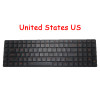 Laptop Orange Words Keyboard For Gigabyte SKB1503-US 2Z703-USX52-G30S Unusable Colourful Backlit English US Without Frame Four Screw Columns (6PIN interface) New