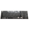 Laptop Keyboard For Toshiba Satellite L70-B L70-B-10L L70-B-10M L70-B-10W L70-B-111 L70-B-12F L70-B-12T English US Black With Silver Frame&Backlit New
