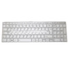 Laptop Keyboard For Toshiba Satellite C70-B Czech CZ White With Frame New