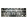 Laptop Keyboard For Toshiba Tecra Z40-C Z40-C-11F Z40-C-12Z Z40-C-136 English US Black With Gray Frame With Backlit&Pointing New