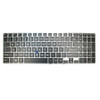 Laptop Keyboard For Toshiba Tecra Z50-A Z50-A-11J Z50-A-15Q Z50-A-15W Z50-A-16P Z50-A-188 Z50-A-10P Z50-A-11C Z50-A-18M English US Black With Gray Frame With Pointing New