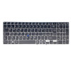 Laptop Keyboard For Toshiba Tecra Z50-A PT540C-039001 PT544C-00C001 PT544C-07Q001 PT544C-07T001 Italian IT Black With Gray Frame With Backlit&Pointing New