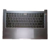 Laptop PalmRest&keyboard For HUAWEI MateBook D14 NBL-WAQ9HNR Gray Top Case With Backlit United States US Black keyboard
