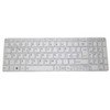 Laptop Keyboard For Toshiba Satellite C75-C C75D-C C75T-C C75DT-C Italy Italian IT White Without Frame New