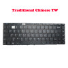 Laptop Keyboard For iOTA Flo 14.0" Traditional Chinese TW Black Without Frame New