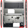 Laptop PalmRest&keyboard For HP ProBook 650 G8 Silver top cover United States US Black Keyboard with backlight With SD slot M22004-001