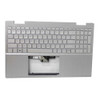 Laptop PalmRest&keyboard For HP Pavilion x360 15-ER0000 Silver top cover United States US Silver Keyboard Without backlight Without fingerprint M45127-001