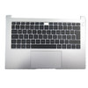 Laptop PalmRest&keyboard For HUAWEI MateBook D14 NBL-WAQ9RP Silver Top Case With Backlit United Kingdom UK Black keyboard