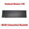 Laptop MS17M1 Keyboard For MSI GS76 Stealth 11UE 11UG 11UH MS-17M1 Colourful Backlit English US NO Frame