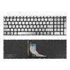 Laptop Keyboard For HP 15-DB000 With Backlit Non-Frame Silver United States US