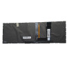 Laptop Backlit Keyboard For MSI CreatorPro M17-A12U CreatorPro M17 A12UKS A12UJS A12UIS Italy IT Black Without Frame New (Crystal Keycaps)